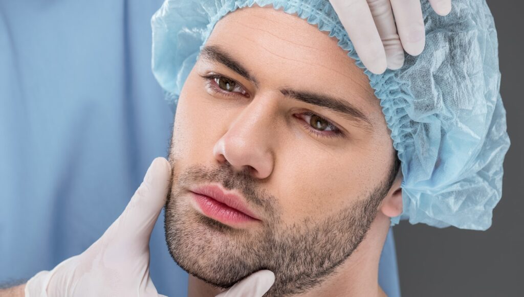 Beard hair transplant treatment for improving patchy beard growth