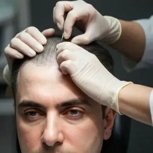 Hair transplant consultation for age-based treatment planning